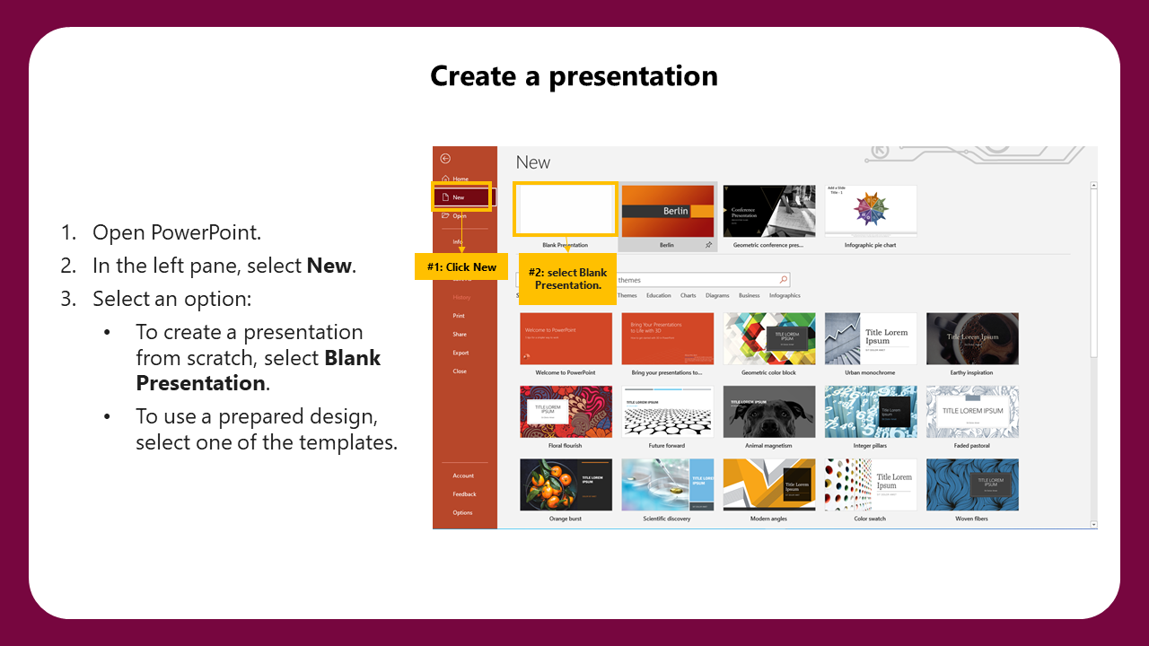 how to do a presentation with video